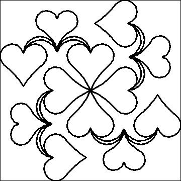 (image for) Card Trick Hearts Block-L02755*